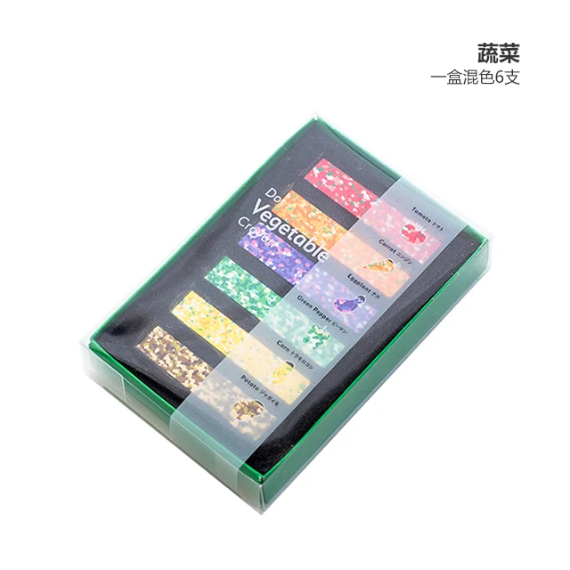 Monet's color Pot Набор для рисования карандашей 6 шт./лот, цветные карандаши es - Цвет: Зеленый