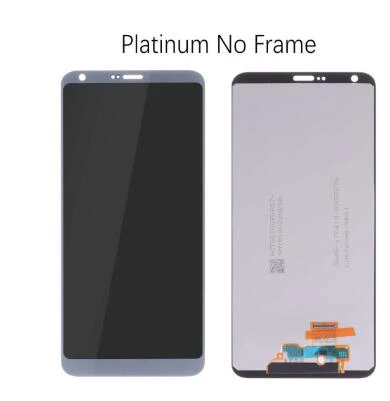 Platinum no Frame Мобильный телефон ЖК-дисплей для LG G6 H870 H871 H872 LS993 VS998 ЖК-дисплей сенсорный экран в сборе дигитайзер Рамка для LG G6 ЖК-дисплей - Цвет: Platinum no Frame
