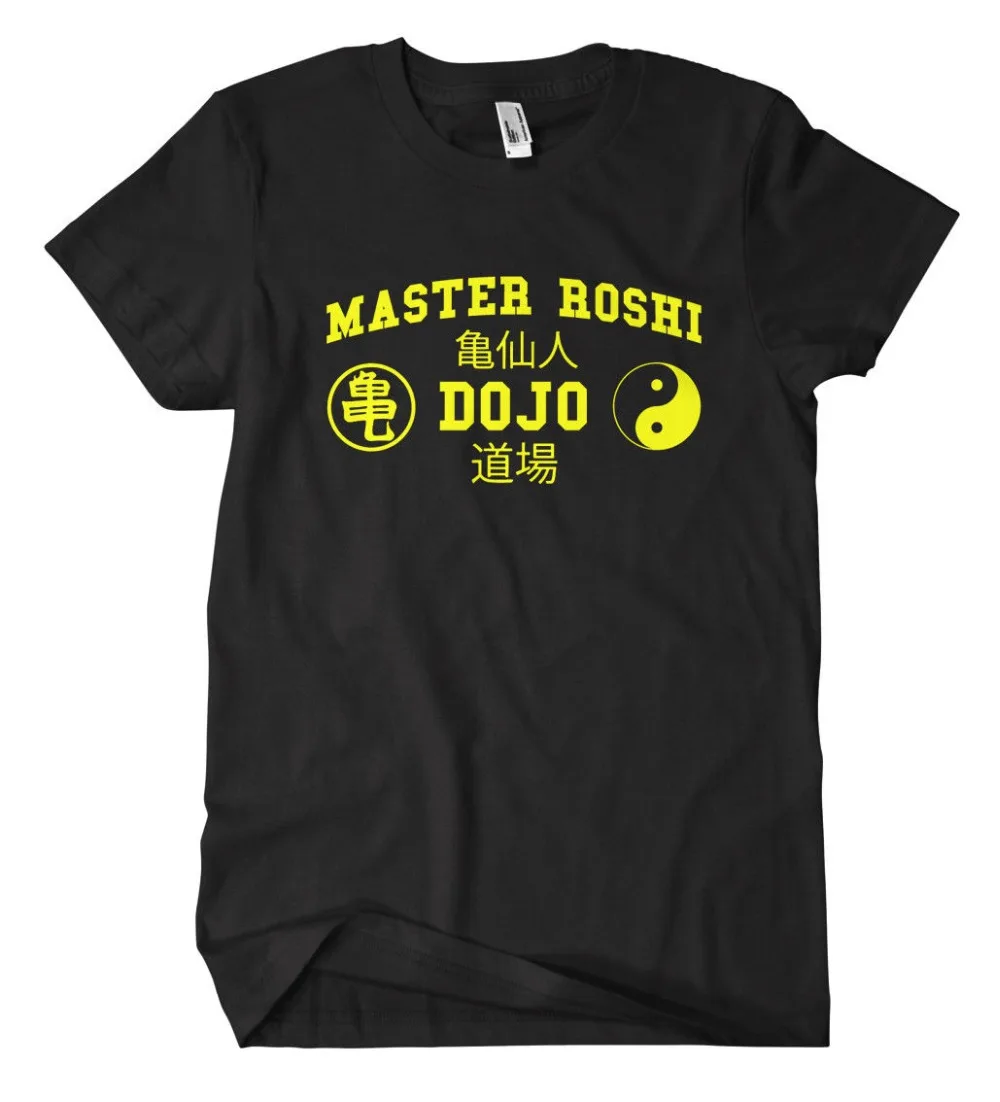 Master Roshi Dojo футболка Dragonball Son Guko Fun Kult Capsule Corps Manga Anime2018 модные тонкие футболки