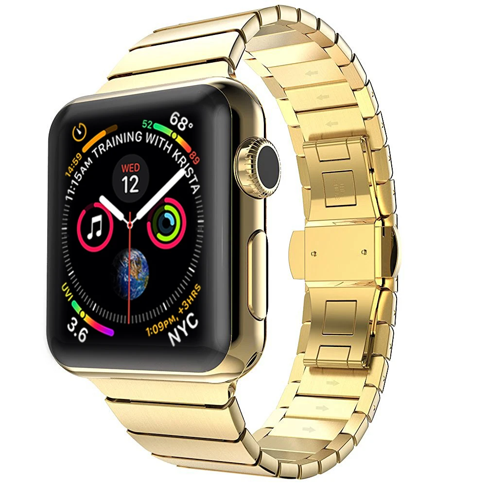 Ремешок OSRUI для Apple watch ремешок часов 4 44 42 мм Бабочка iwatch 3/2/1 40 мм/38 браслет из