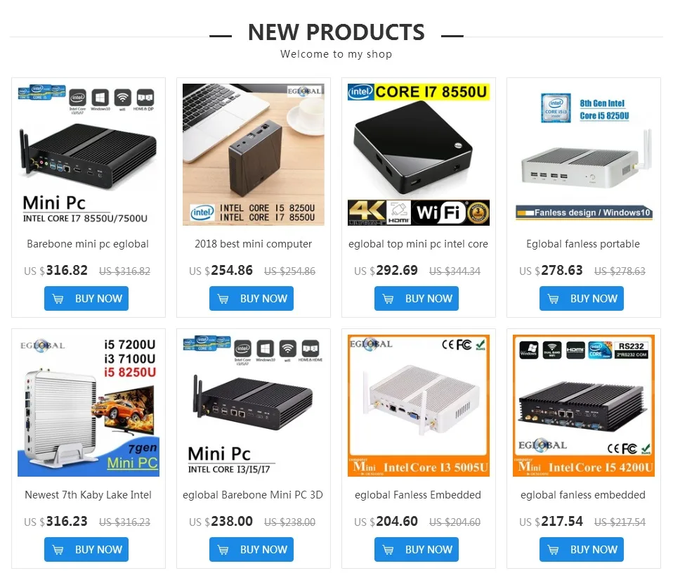 Дешевый Мини компьютер samll PC с Intel Celeron 1037U/1007u 1,5 ГГц безвентиляторный мини-неттоп домашний кинотеатр ПК микро компьютер ПК