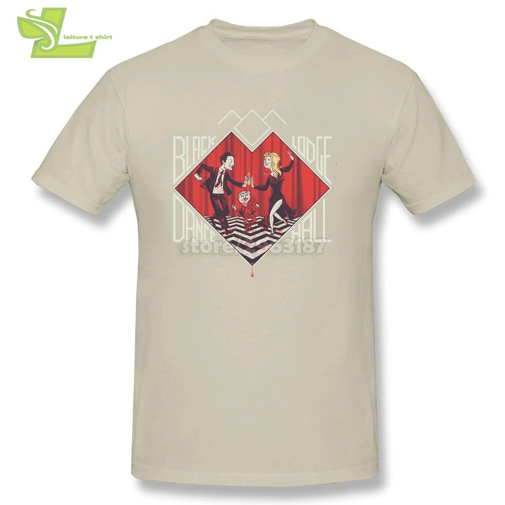 Black Lodge Dance Hall Twin Peaks Men White t shirts Man Round Collar Short Sleeve Tees Shirt Hot Sale T Vintage | Мужская одежда