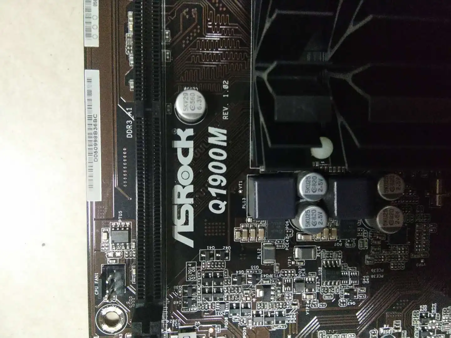 Используется, ASRock Q1900M интегрированный J1900 четырехъядерный процессор низкой мощности DDR3