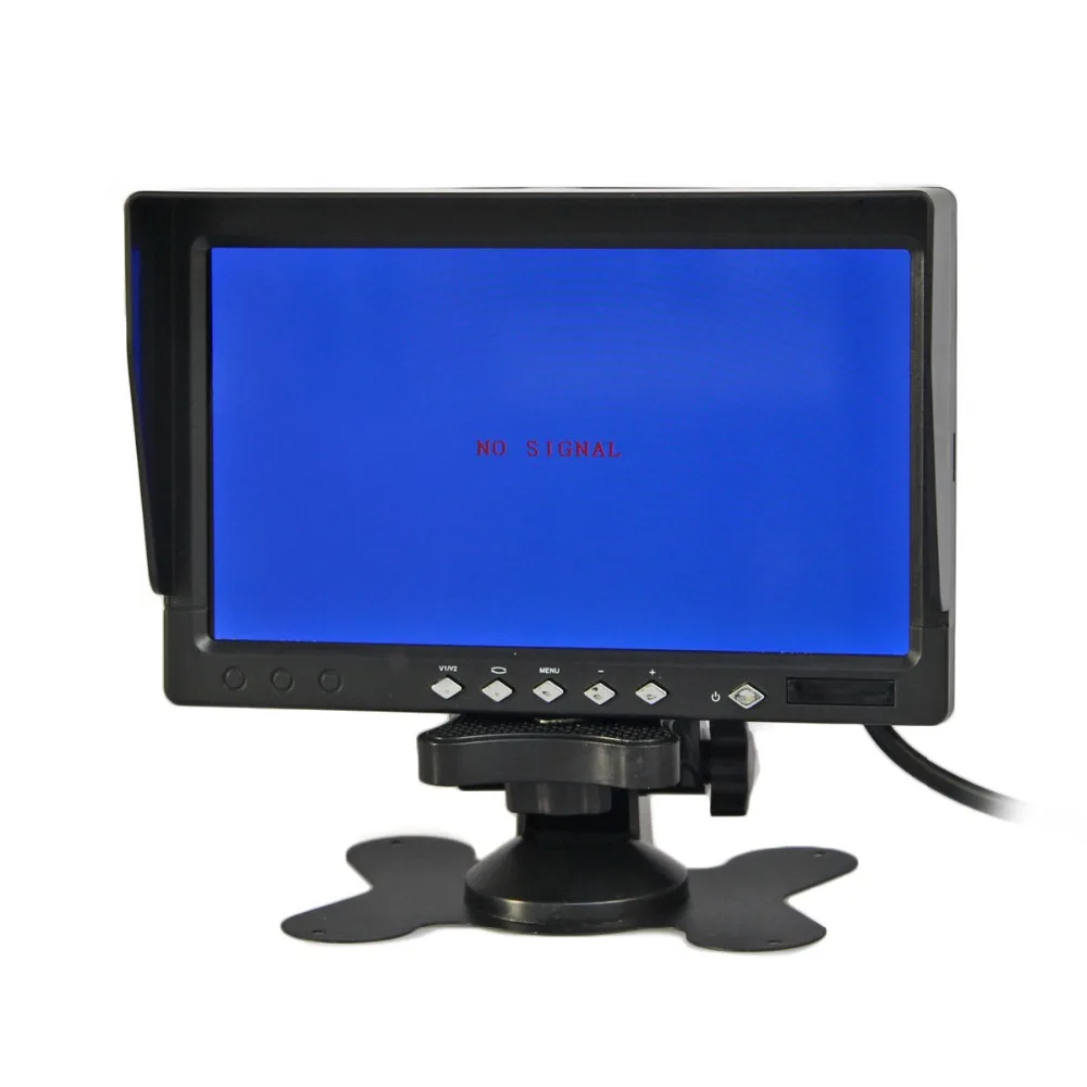 SMALUCK AHD 800x480 7 дюймов TFT LCD монитор автомобиля заднего вида Поддержка 1080P камера с