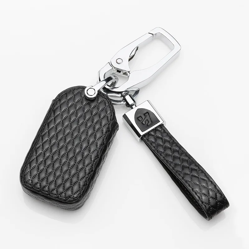Car Key Case For Honda Odyssey Crown Levin Genuine Leather High Quality leather Smart Remote key Cover Holder | Автомобили и