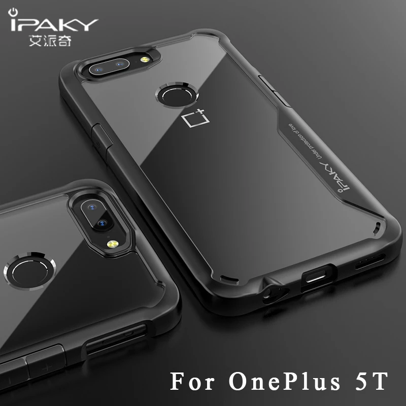 Чехол ipaky OnePlus 5 T для One plus чехол Plus силиконовый тонкий прозрачный Oneplus телефона s |