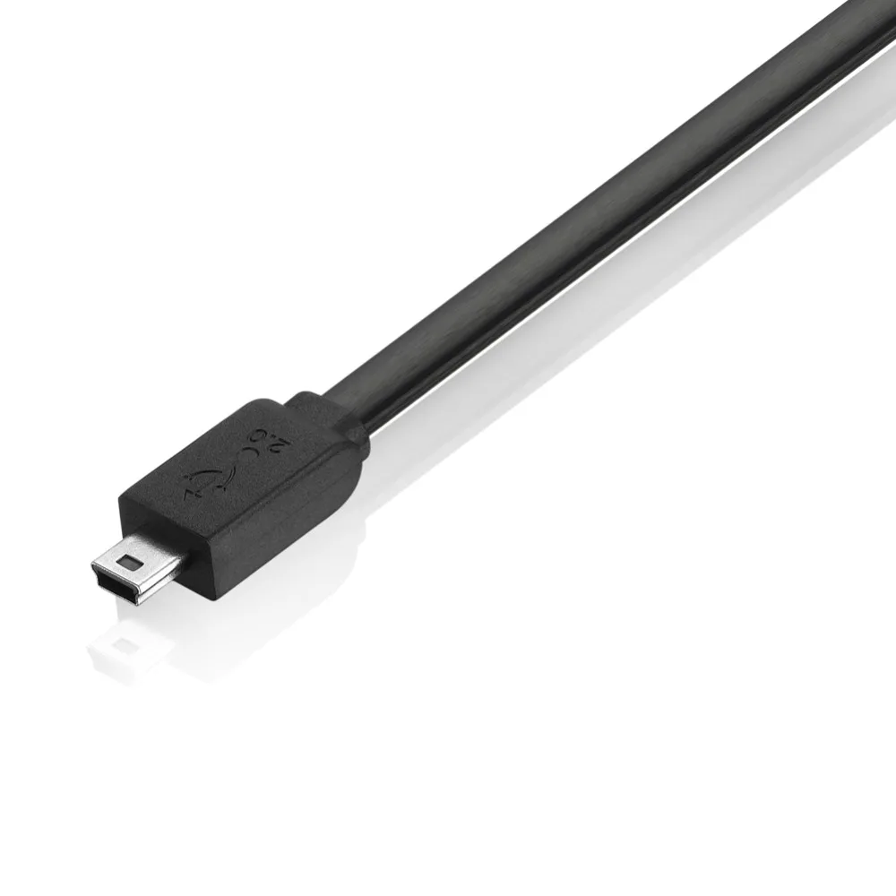 Плоский Мини кабель Bochara 5 контактов USB 2 0 тип A штекер штырьков 5P сердечники из