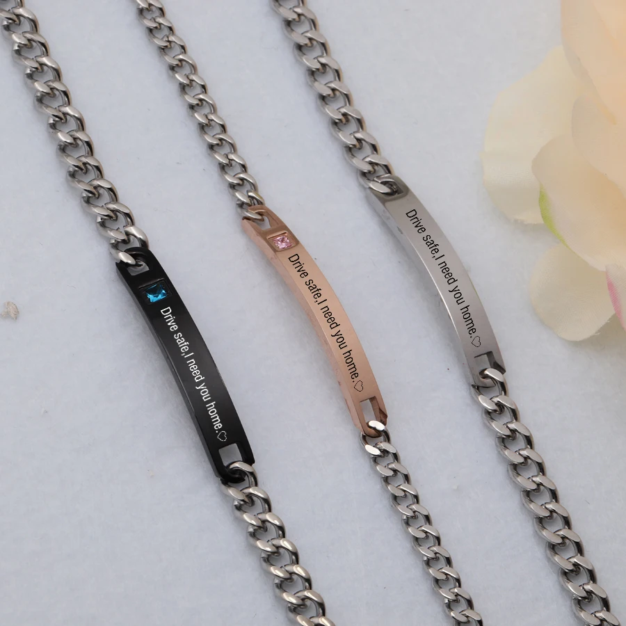 1 шт. браслет с подвеской гравировкой на руку | Украшения и аксессуары