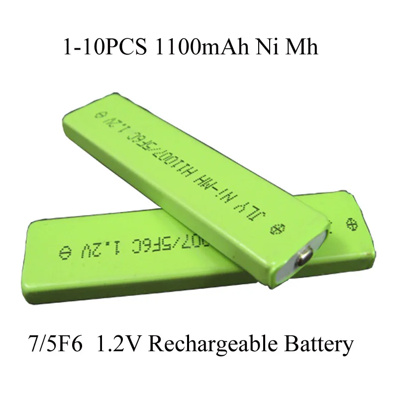 Sorvess 1-10 шт 1 2 V 7/5F6 67F6 1100mAh Ni-MH жевательная резинка батарея 7/5 F6 для Panasonic sony MD CD