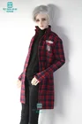 Одежда для кукол BJD, подходит для BJD дяди, Модный Дикий свитер с высоким воротником, клетчатая рубашка, куртка