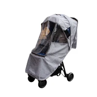 baby stroller accessories universal rain cover waterproof wind with zipper open for baby yoya plus babyzen yoyo pushchairs