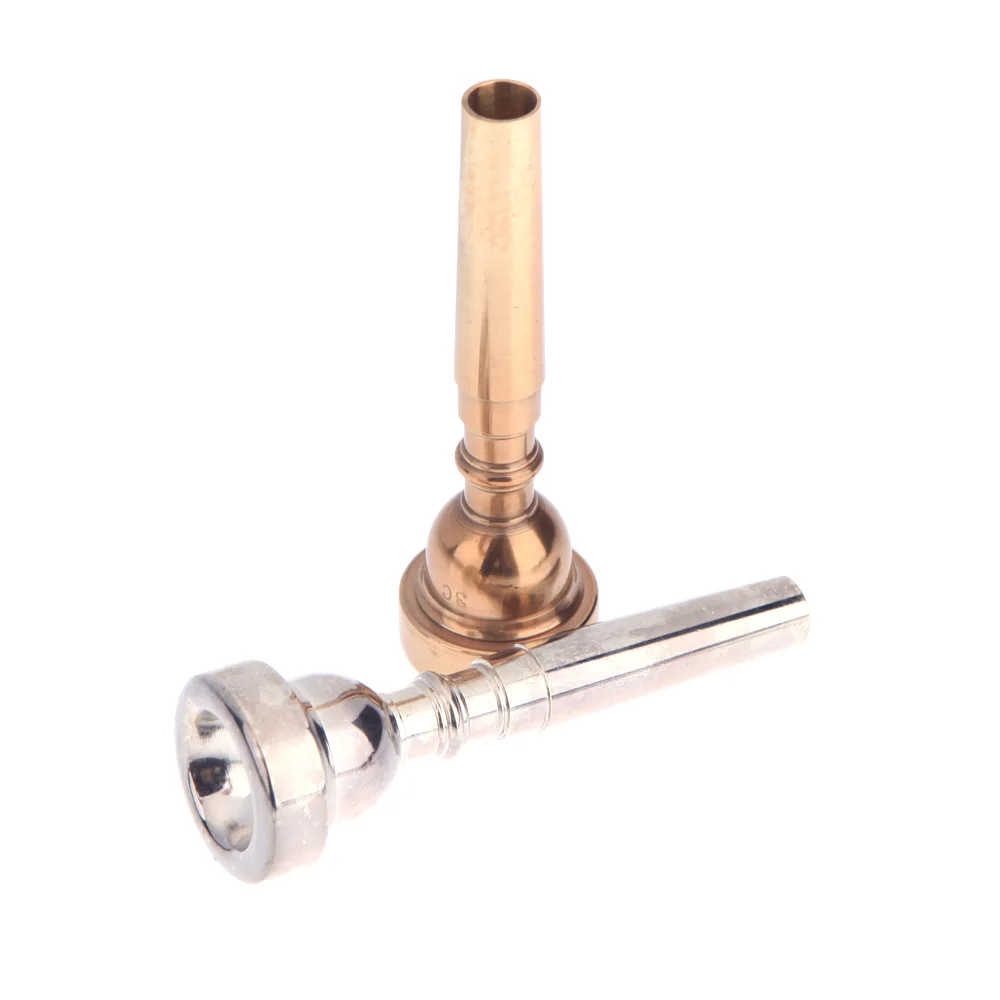 High Quality Durable Stylish Silver/Golden 3C Trumpet Mouthpiece Copper Alloy Design Accessories |