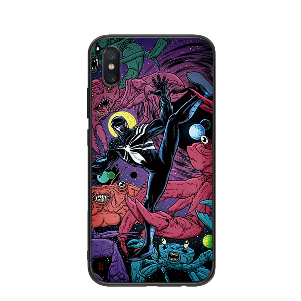 Marvel venom deadly Soft TPU For Xiaomi Redmi Mi6 8 9 A1 A2 F1 Plus Case 5 /5Plus M8 Lite Silicone Phone Back |