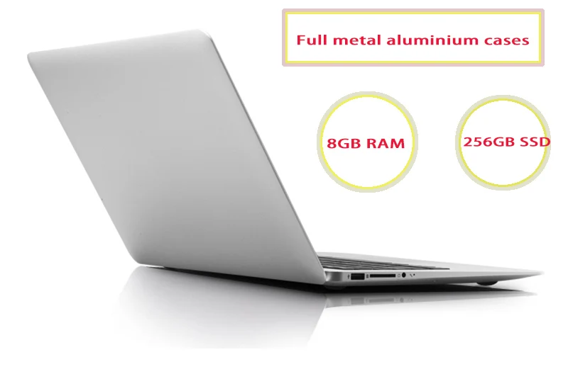 13,3 дюймовый I7 7th. Gen 7500U ноутбук 8 ГБ и 256 ГБ SSD 1920*1080 HD клавиатура с подсветкой Windows 10 ультрабук ноутбук