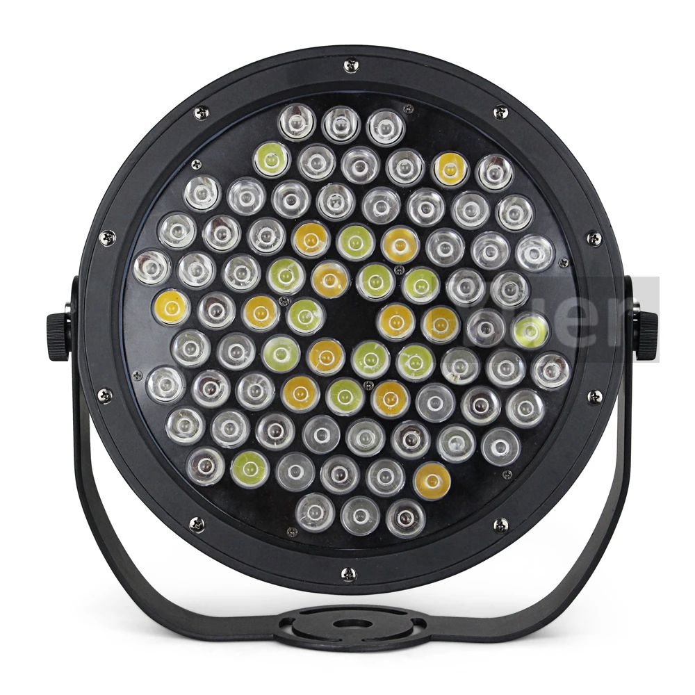 Светодиодный прожектор RGBWY 5 в 1 класс защиты IP65 водонепроницаемости: 78X3W DMX 512
