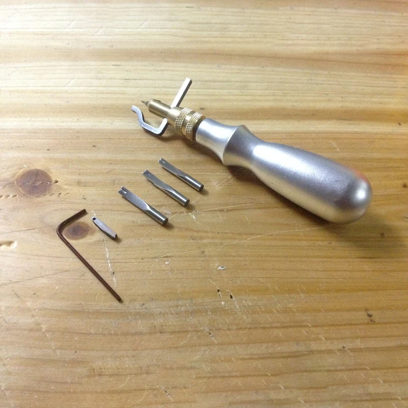 5 шт./компл. алюминиевый сплав 5 в 1 DIY Бытовая Кожа ремесло сшивание кожа обрабатывающий инструмент набор швейные принадлежности