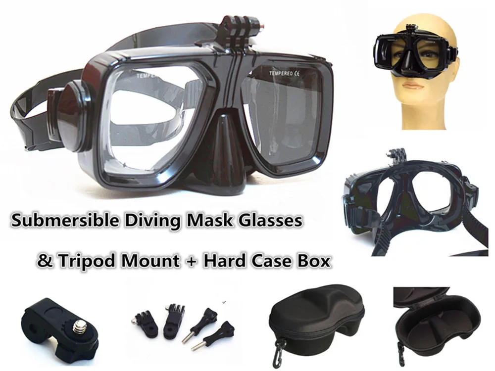 Маска для плавания на велосипеде маска дайвинга очки Nikon KeyMission 360 170 80 Drift Innovation