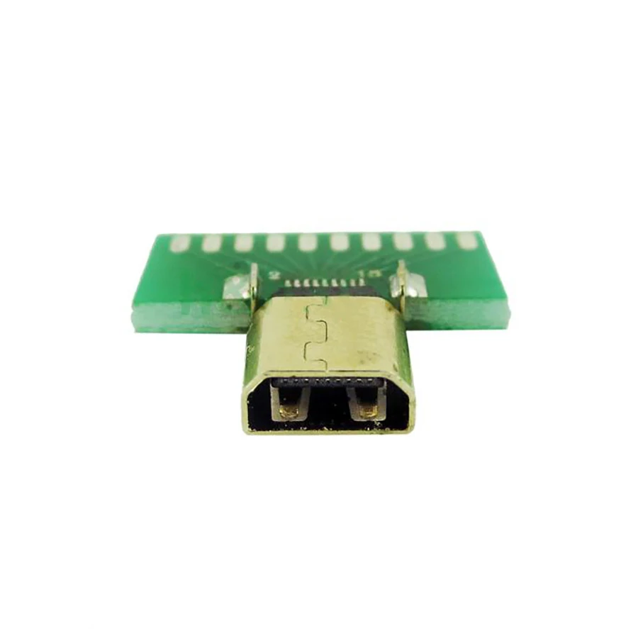 5 шт./лот тестер типа D с разъемом Micro HDMI и платой PCB|female connector|female hdmi connectorfemale female |