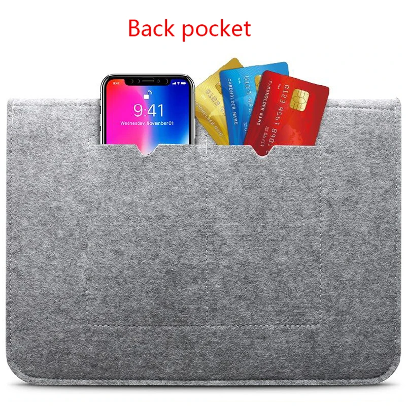 Ультратонкая шерстяная войлочная сумка для ноутбука Macbook Air 13 чехол Pro Retina 11 12 15