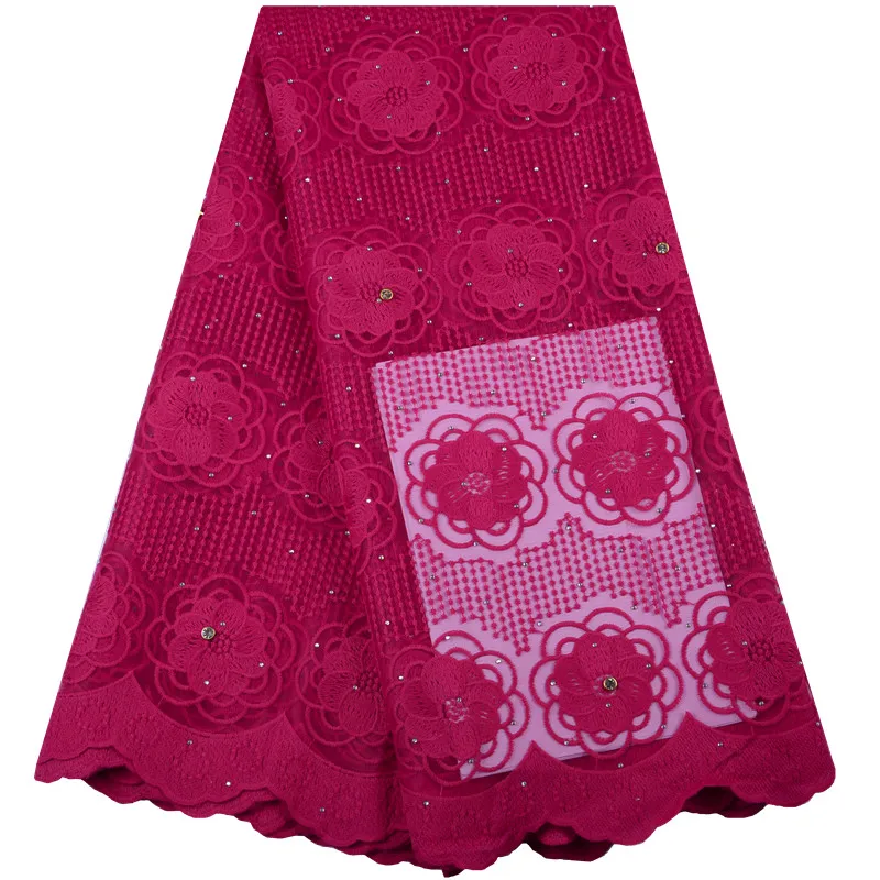 5 ярдов/Бесплатная доставка Высококачественная нигерийская кружевная ткань