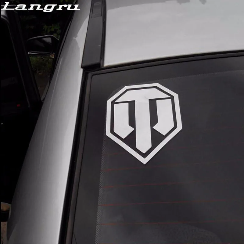 Langru World Of Tanks Модифицированная Автомобильная фотография виниловые наклейки флаг