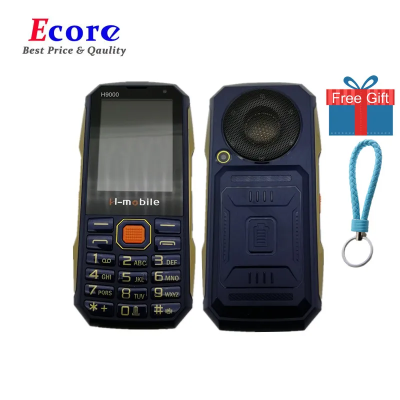 H Mobile H9000 сотовый телефон 20000 мАч 2 8 &quotчетыре sim карты с волшебным голосовым Bluetooth FM