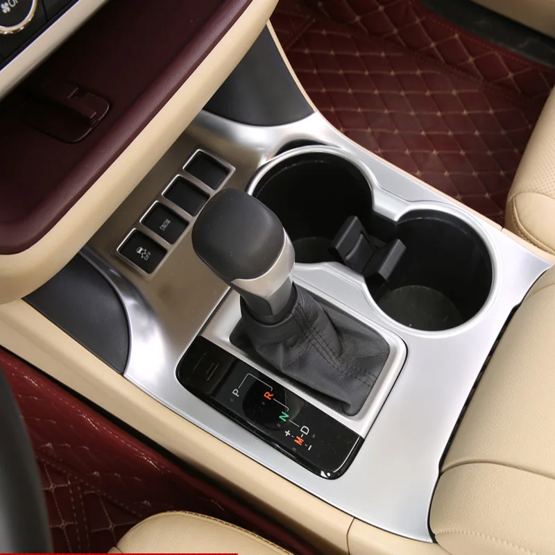 Для Toyota Highlander 2014 2015 стеклянный держатель для стакана с водой отделка Ddornment ABS