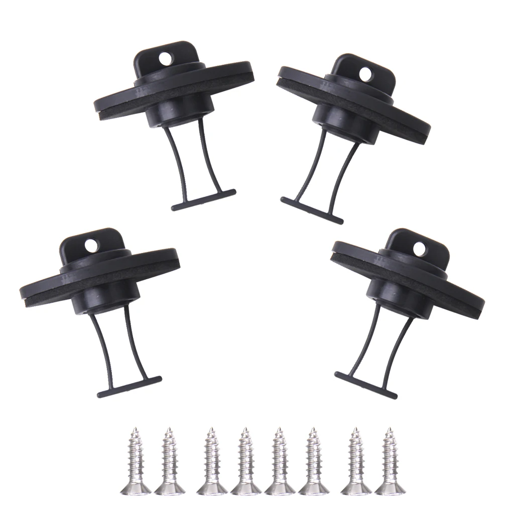 2 пары универсальных дренажных вилок с винтами для Каяка лодки банджи Аксессуары
