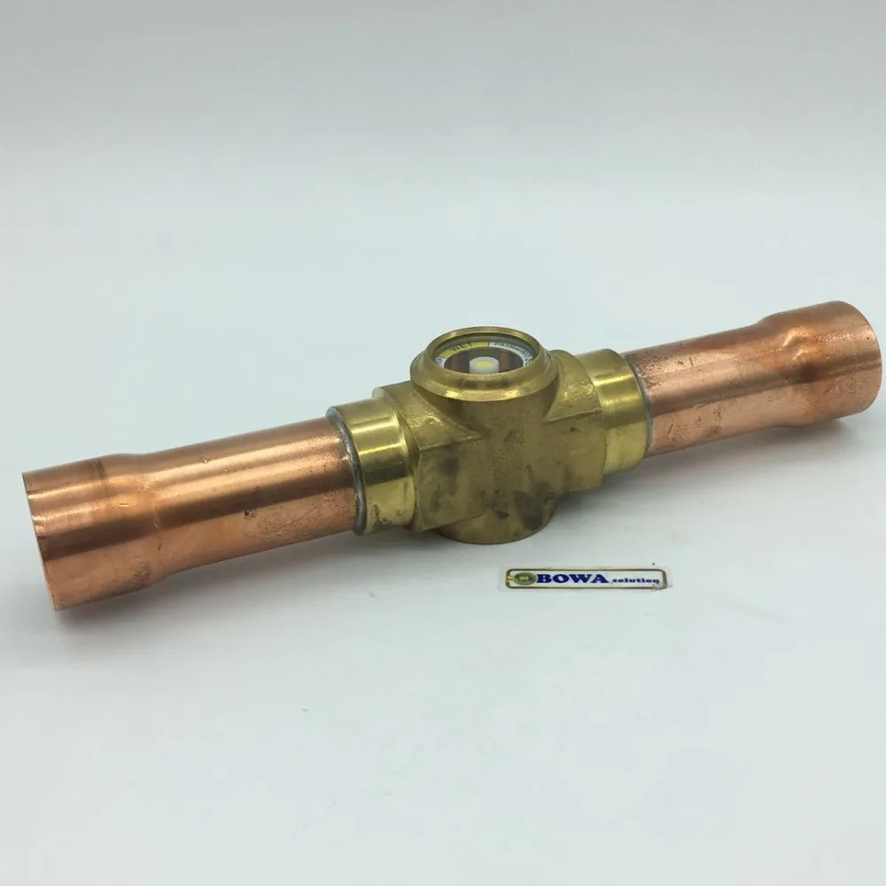 Смотровое стекло 1-1/8 дюйма может быть установлено на холодильной установки