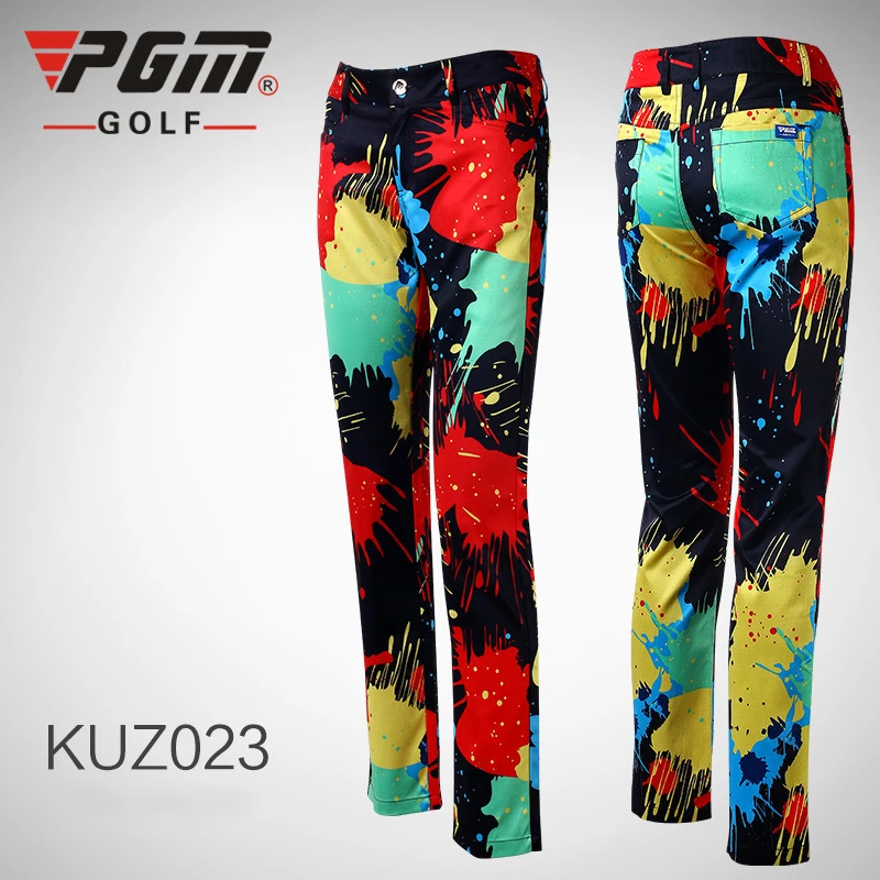 PGM цветастые брюки гольф для Для женщин летние с принтом дышащие штаны