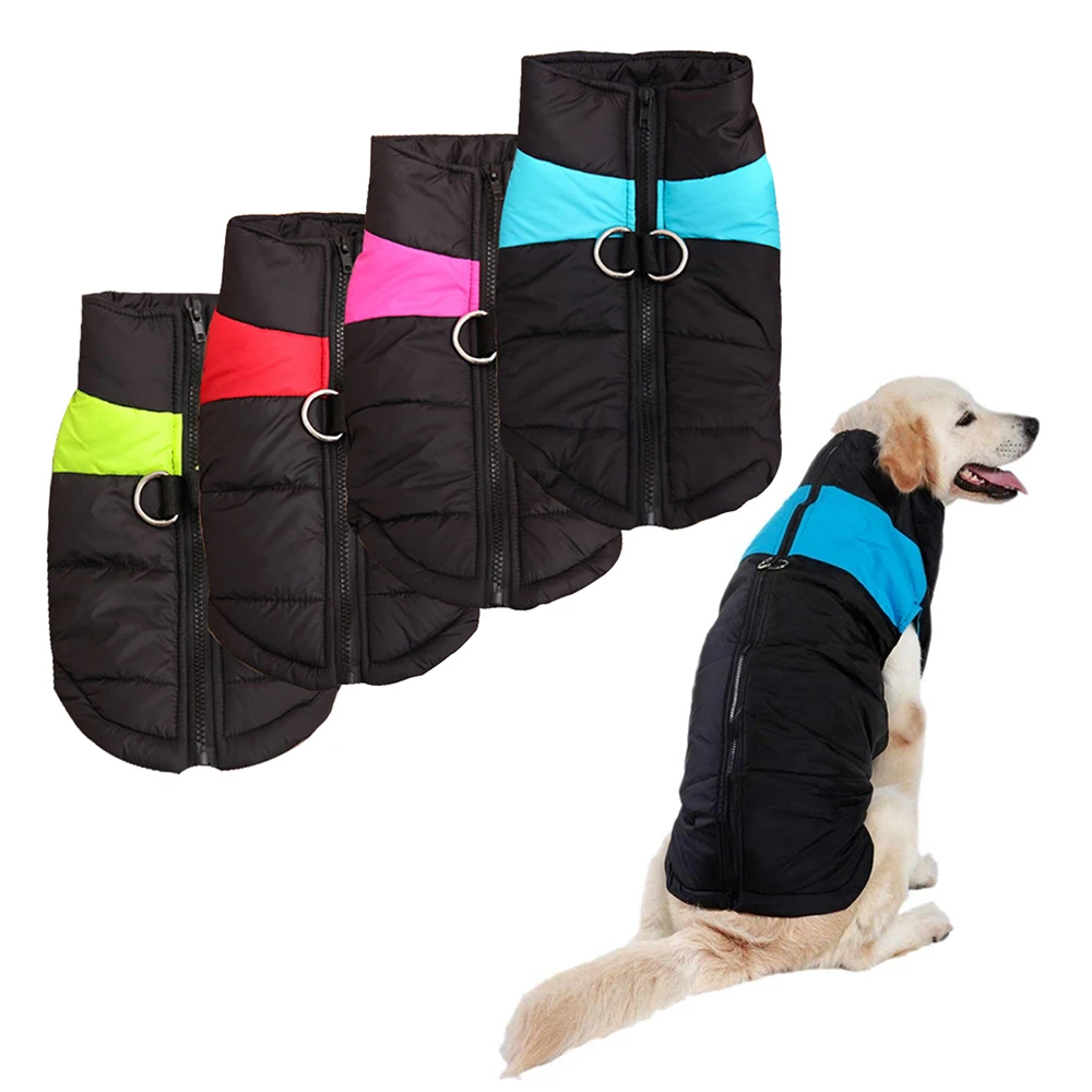 Водонепроницаемый жилет для домашних питомцев теплая куртка на подкладке из