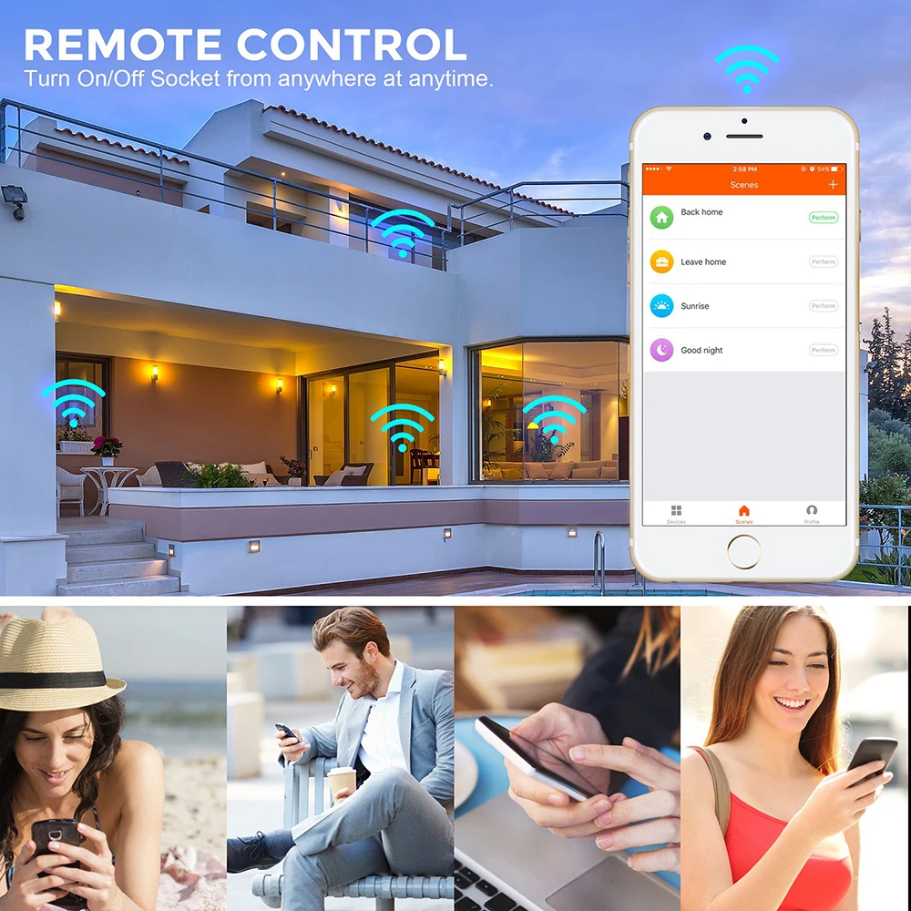 US WiFi/APP/сенсорный настенный выключатель управления 1/2/3 панель сенсорный света