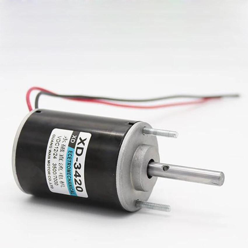Фотомагнитный двигатель постоянного тока 12 В/24 В 3500/7000 об/мин Универсальный