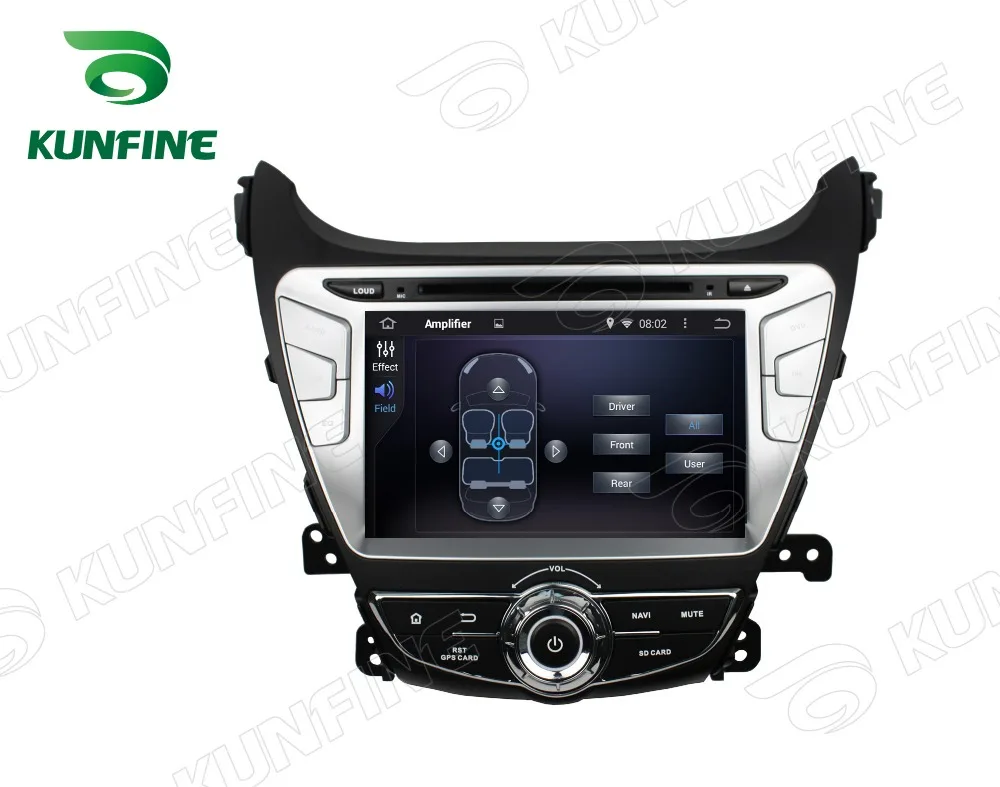 Мультимедийный плеер Hyundai Elantra 2014 Восьмиядерный 2 Гб ОЗУ Android 6 0 DVD GPS навигация