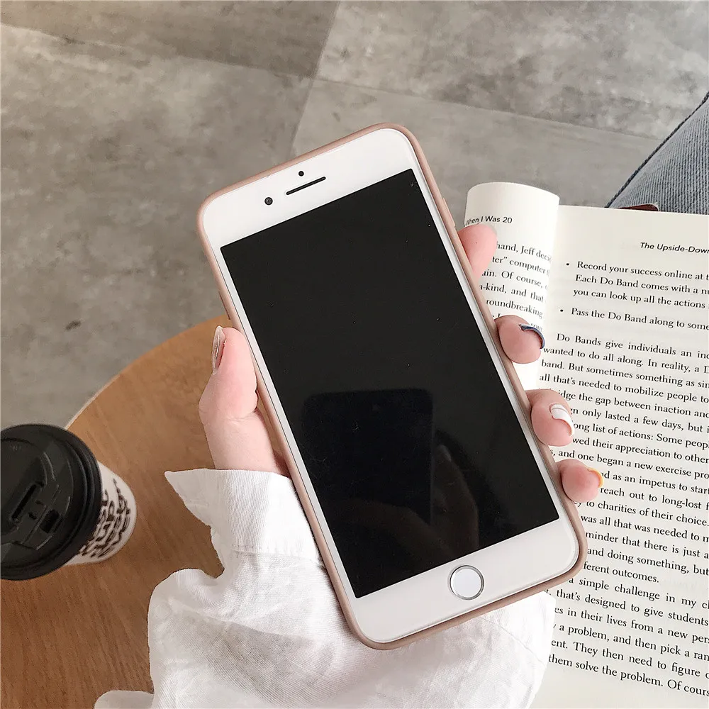 Силиконовый чехол с рисунком молочного чая для Apple iPhone 6 8 Plus s 7 X высокое качество