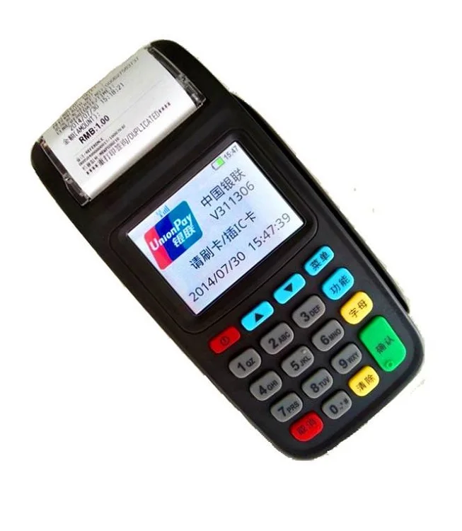 Оригинальная платежная система, GPRS pos-терминал, беспроводной платежный терминал с NFC Reader NEW8210