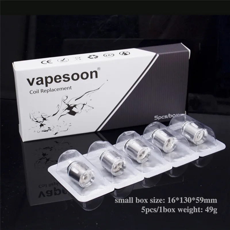 3 шт VapeSoon оригинальный замена катушки голову подходит для TFV8 маленьких бак
