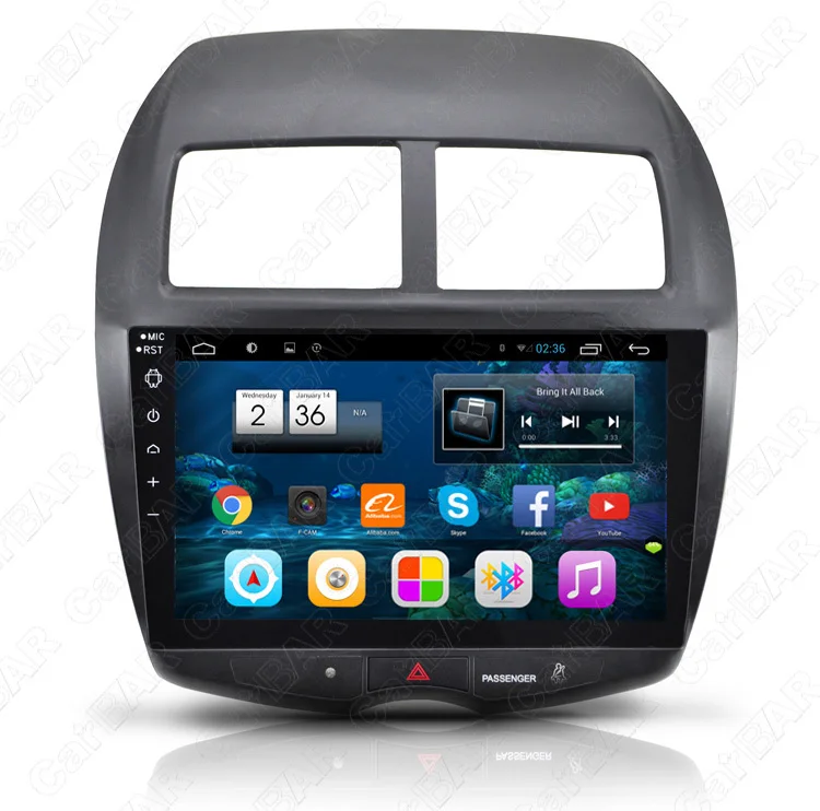 C200 10 2 &quotэкран Android 8 0 автомобильный DVD gps плеер для Mitsubishi ASX 2010 2015 без разрешения