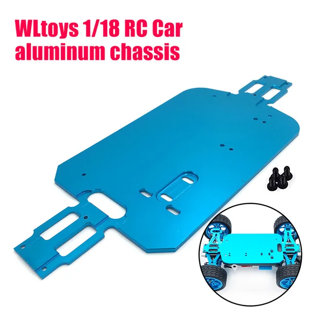 Bottom (New Model) WLtoys 1:18 радиоуправляемые автомобильные запчасти A959/A959-B/A969, обновленные металлические детали, аксессуары из сплава, амортизатор/Шестерня/сервопривод/стержень/C сиденье и т. Д - Цвет: Bottom (New Model)