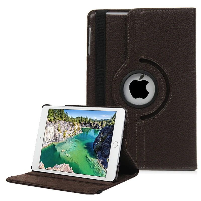 360 Degree Rotate Flip Smart Cover Case For Apple iPad mini 1 2 3 Ultra Slim Magnetic PU Leather Tri-fold TPU Shell Stand | Компьютеры и