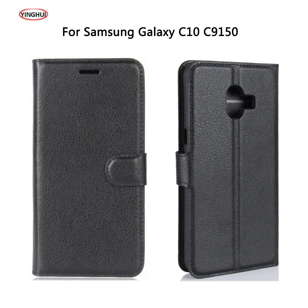 Чехол YINGHUI для Samsung Galaxy C10 C9150 роскошная Обложка на заднюю панель из искусственной