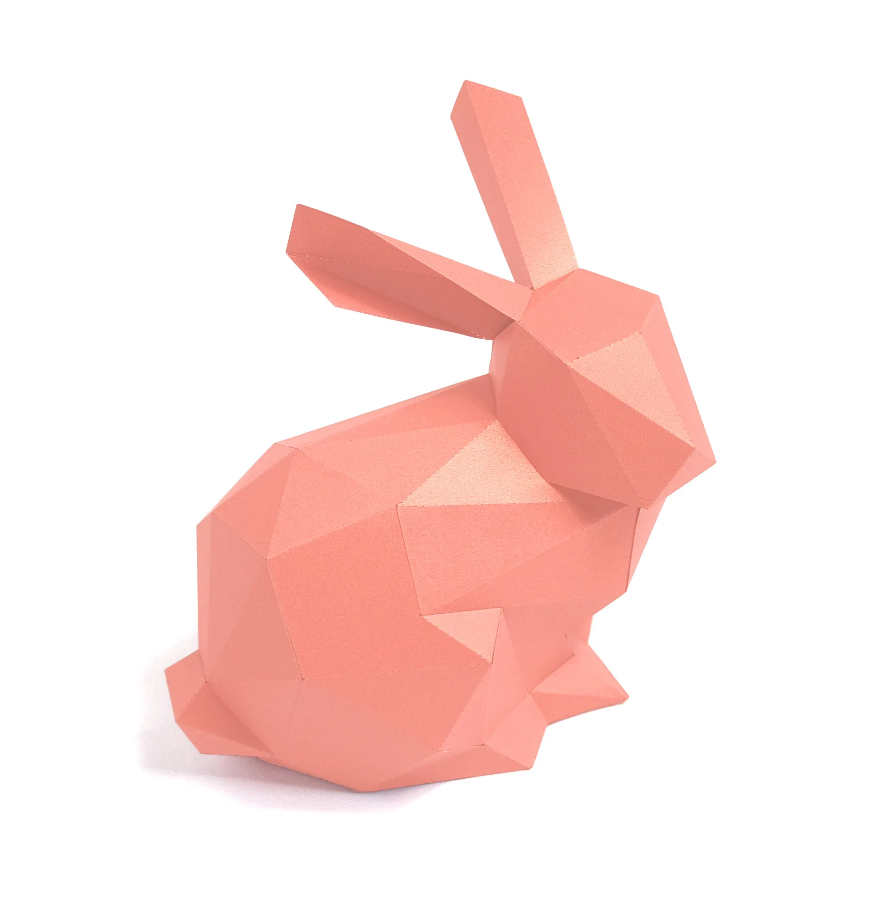 

3D Rabbit Bunny Animal Living Room Book Shelf Home Decor Home Art DIY Hand Made Paper Craft Model Party Gift