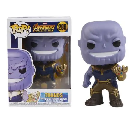 Поп Бесконечность война и Стражи Галактики Bobble head этанос 289 # ПВХ экшн-Фигурки