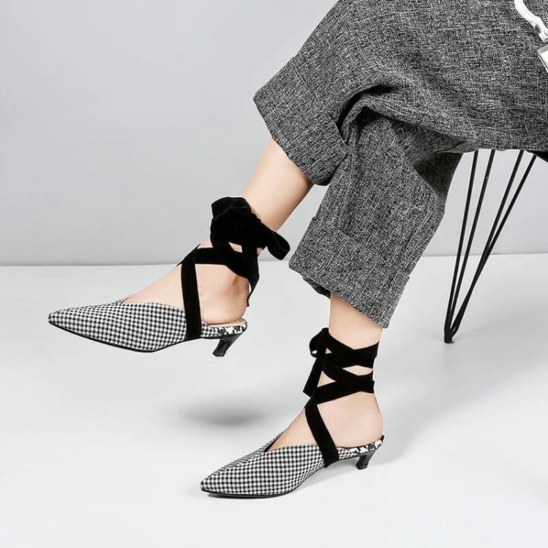 Новинка 2018 лето Европа женские модные новые сандалии из коровьей кожи с острым