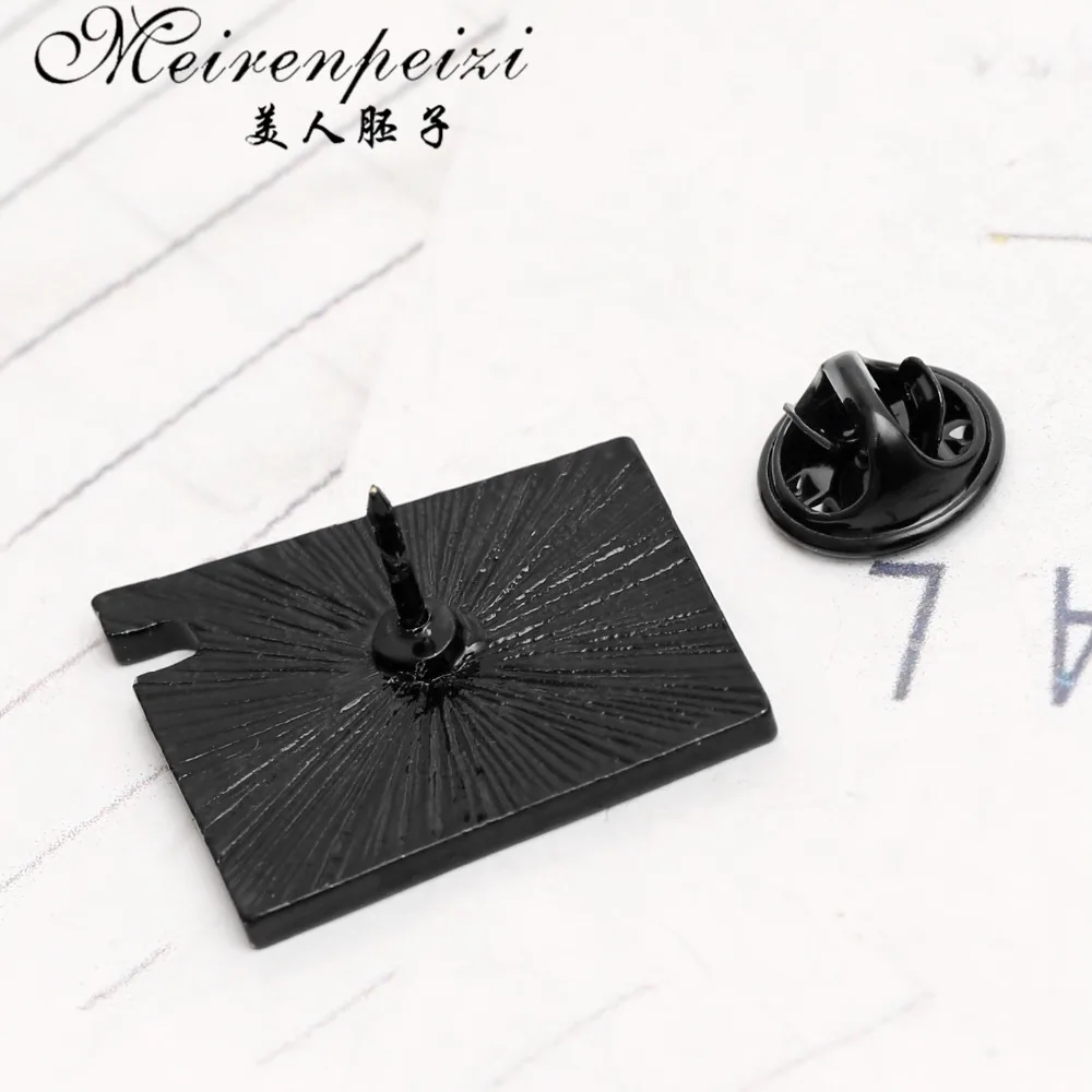 Эмалированная штифта Meirenpeizi для видеосъемки я плачусь по фильму... Брошь сумка