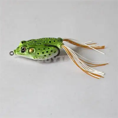 5 PCS New Style Soft Toad Frogs Bass Fishing Lure Plastic Hollow Crankbait Hooks Wholesale | Спорт и развлечения
