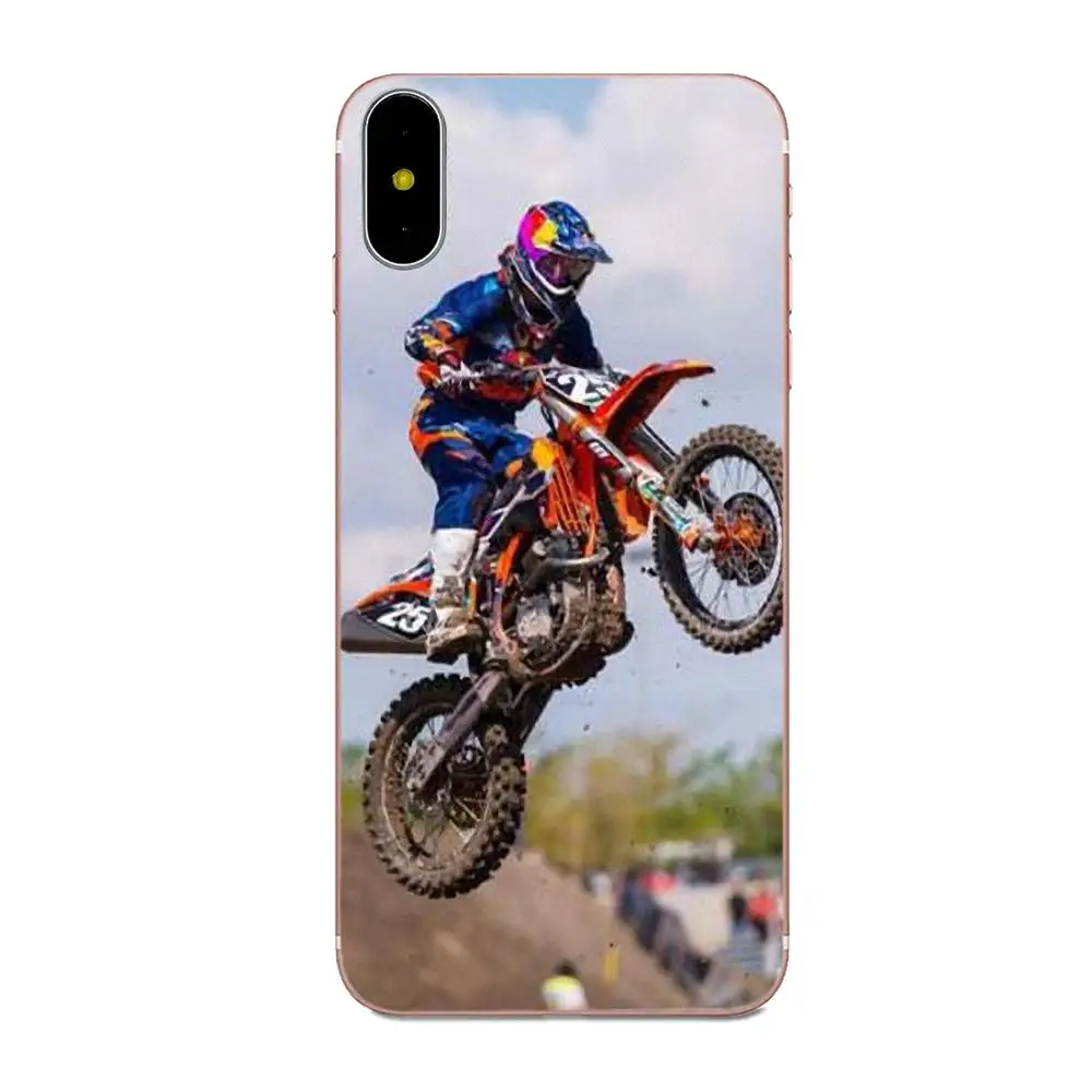 Motocross Show Soft Silicone TPU Transparent Phone Covers Case For Apple iPhone X XS Max XR 4 4S 5 5C 5S SE 6 6S 7 8 Plus | Мобильные