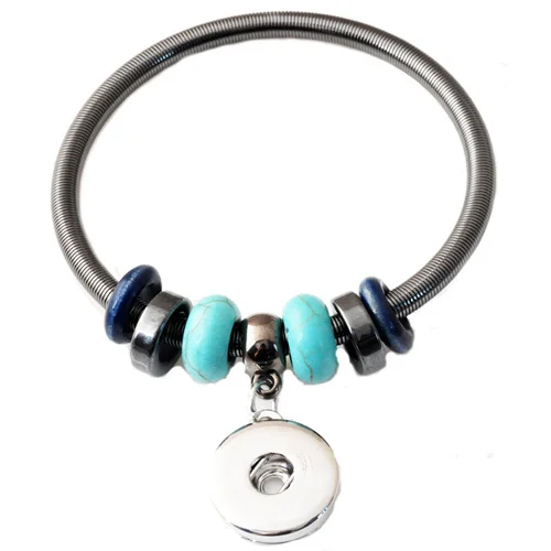 P00408 дешевый DIY натуральная кожа Rivca застежка-Кнопка браслет ювелирные изделия