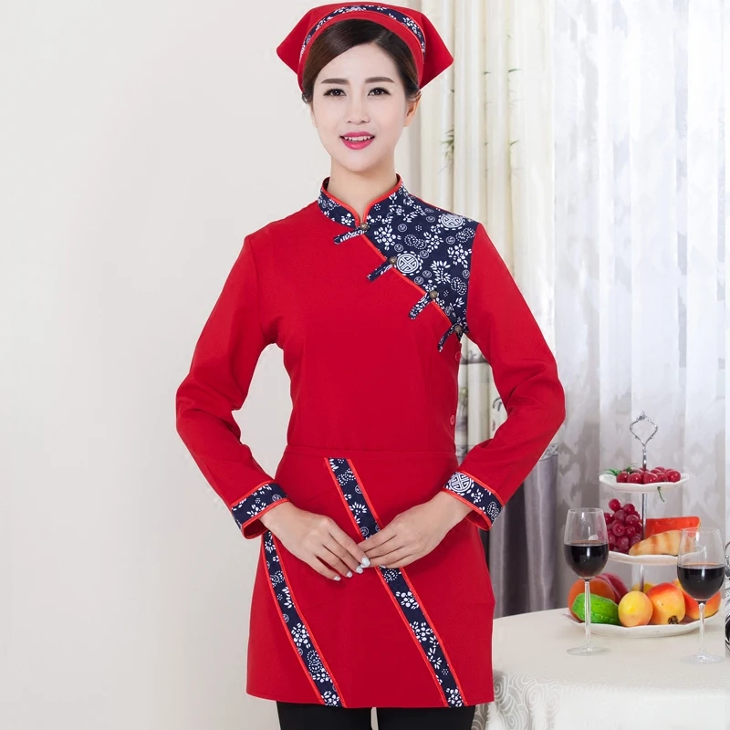 Униформа с длинным рукавом для ресторана и официанта J030|uniform hotel|restaurant clothinguniform