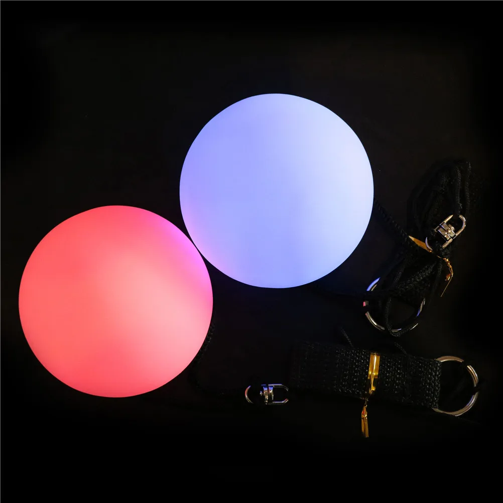 1 шт. аксессуары для сцены шары танца живота RGB Светящиеся светодиодные реквизит